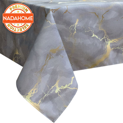 Marble effect digital print tablecloth marbled modern various sizes 7070