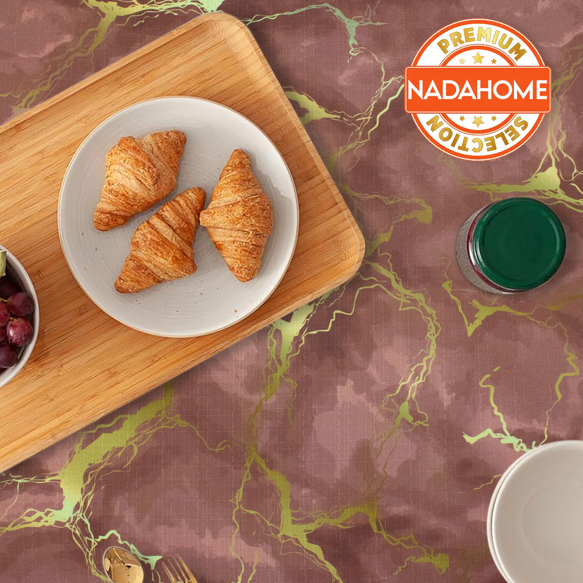 Marble effect digital print tablecloth marbled modern various sizes 7070