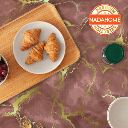 Marble effect digital print tablecloth marbled modern various sizes 7070