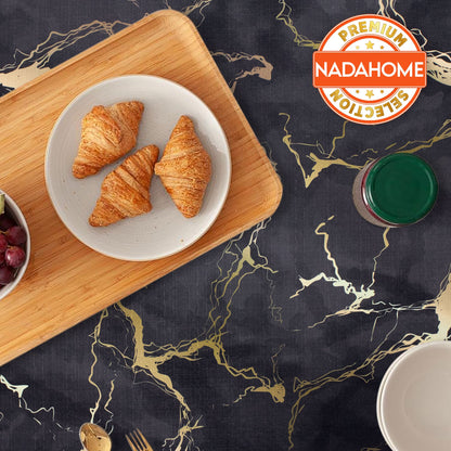 Marble effect digital print tablecloth marbled modern various sizes 7070
