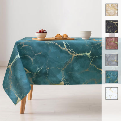 Marble effect digital print tablecloth marbled modern various sizes 7070