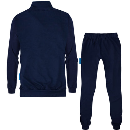 SSC Napoli long-sleeved cotton tracksuit for men with zip hoodie 7071