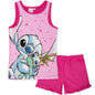 Pigiama Bambina Disney Lilo e Stitch in Cotone Leggero corto con canotta 7078