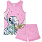 Pigiama Bambina Disney Lilo e Stitch in Cotone Leggero corto con canotta 7078