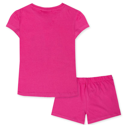 Pigiama per Bambina Barbie estivo in Cotone Leggero corto 7079