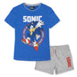 Sega Sonic The Hedgehog Kids' T-Shirt and Shorts Summer Cotton Set 7088