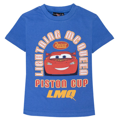 Disney Cars T-shirt children's short-sleeved cotton shirt 7090