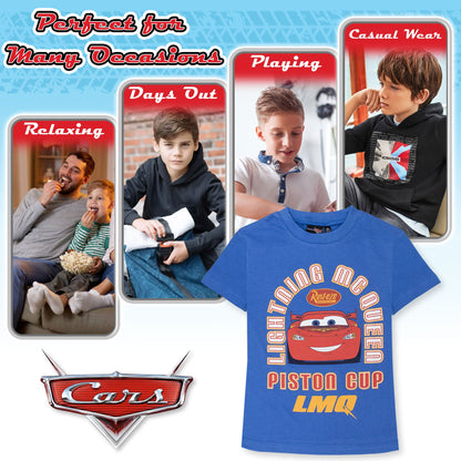 Disney Cars T-shirt children's short-sleeved cotton shirt 7090