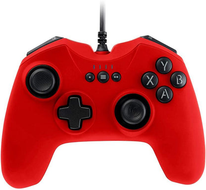 Nacon PC Gaming Controller GC-100 Rot Windows Pad 6 Tasten Computer
