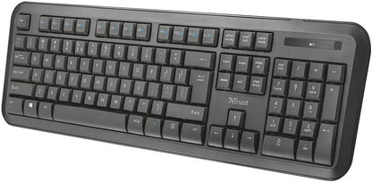 Trust Kit Tastiera Nova E Mouse Wireless Set Accessori Computer Pc Portatile