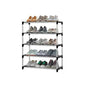 Shoe Rack 5 Tiers Space-saving Storage Shelf Shoe Organizer 60 X 30 X 72Cm