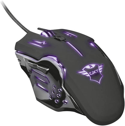 Trust Gaming Maus GXT 108 Rava Beleuchtet RGB PC Laptop PS4 PS5 Xbox One