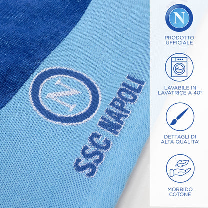 Telo mare SSC Napoli in spugna di cotone 90x170cm Prodotto Ufficiale 7119