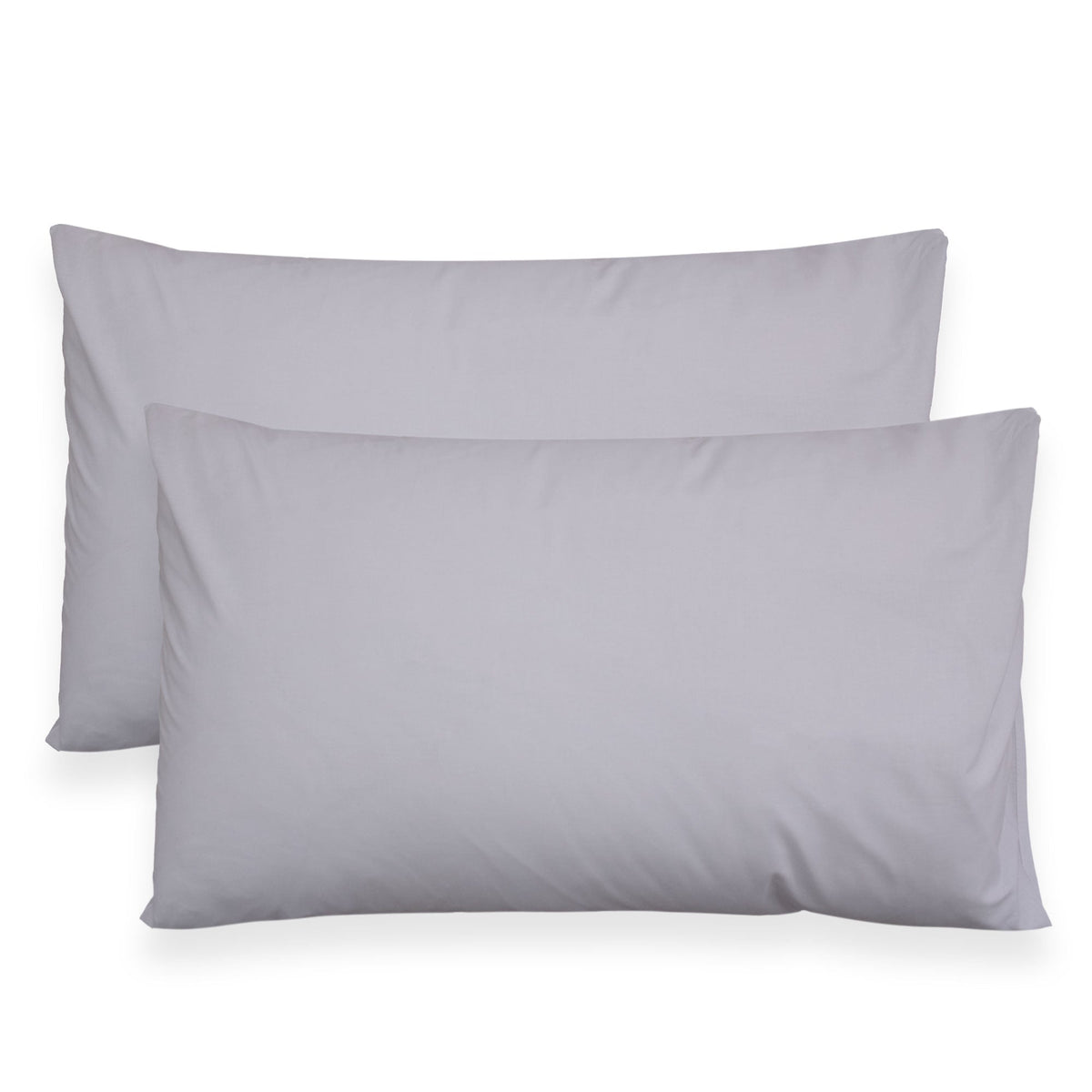 Coppia federe cuscini letto in cotone Copricuscini guanciale in tinta unita 7127