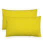 Coppia federe cuscini letto in cotone Copricuscini guanciale in tinta unita 7127
