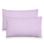 Coppia federe cuscini letto in cotone Copricuscini guanciale in tinta unita 7127