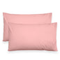 Coppia federe cuscini letto in cotone Copricuscini guanciale in tinta unita 7127