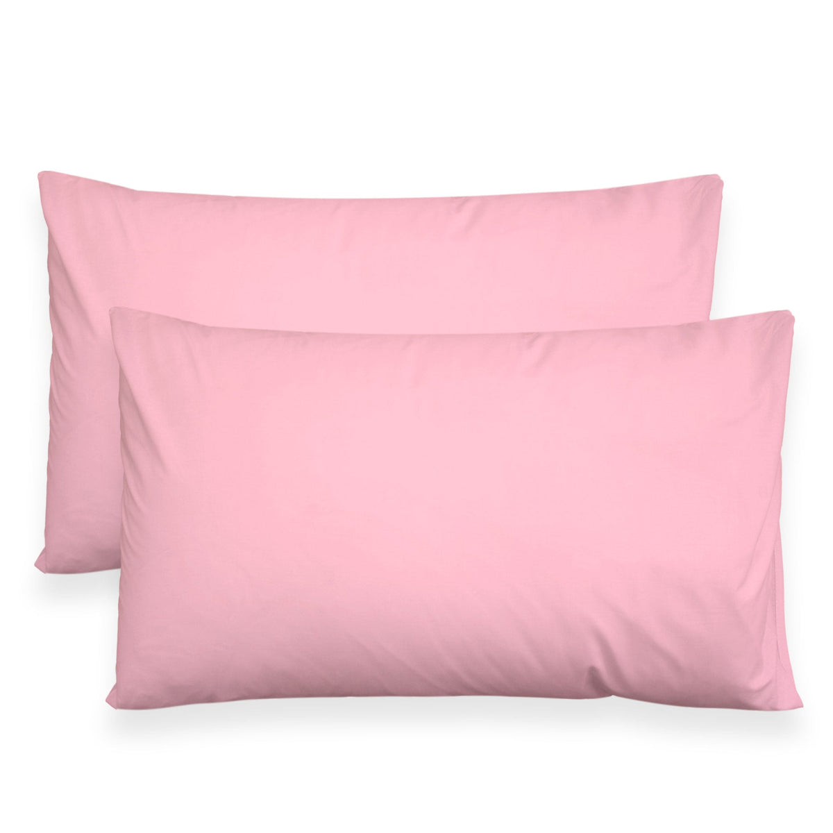 Coppia federe cuscini letto in cotone Copricuscini guanciale in tinta unita 7127