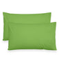 Coppia federe cuscini letto in cotone Copricuscini guanciale in tinta unita 7127