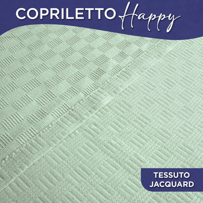 Lightweight cotton piqué bedspread, spring/summer, various sizes 7129