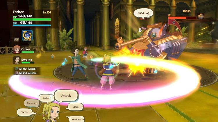 Ni No Kuni: Der Fluch der Weißen Königin Remastered PS4 Spiel EU Italienisch