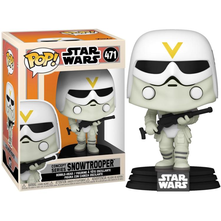 Funko Pop ! Star Wars - (471) Concept Series Snowtrooper Figure 9Cm