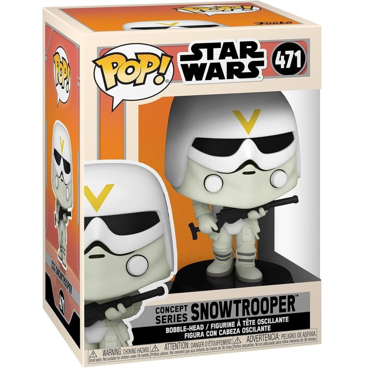 Funko Pop ! Star Wars - (471) Concept Series Snowtrooper Figure 9Cm