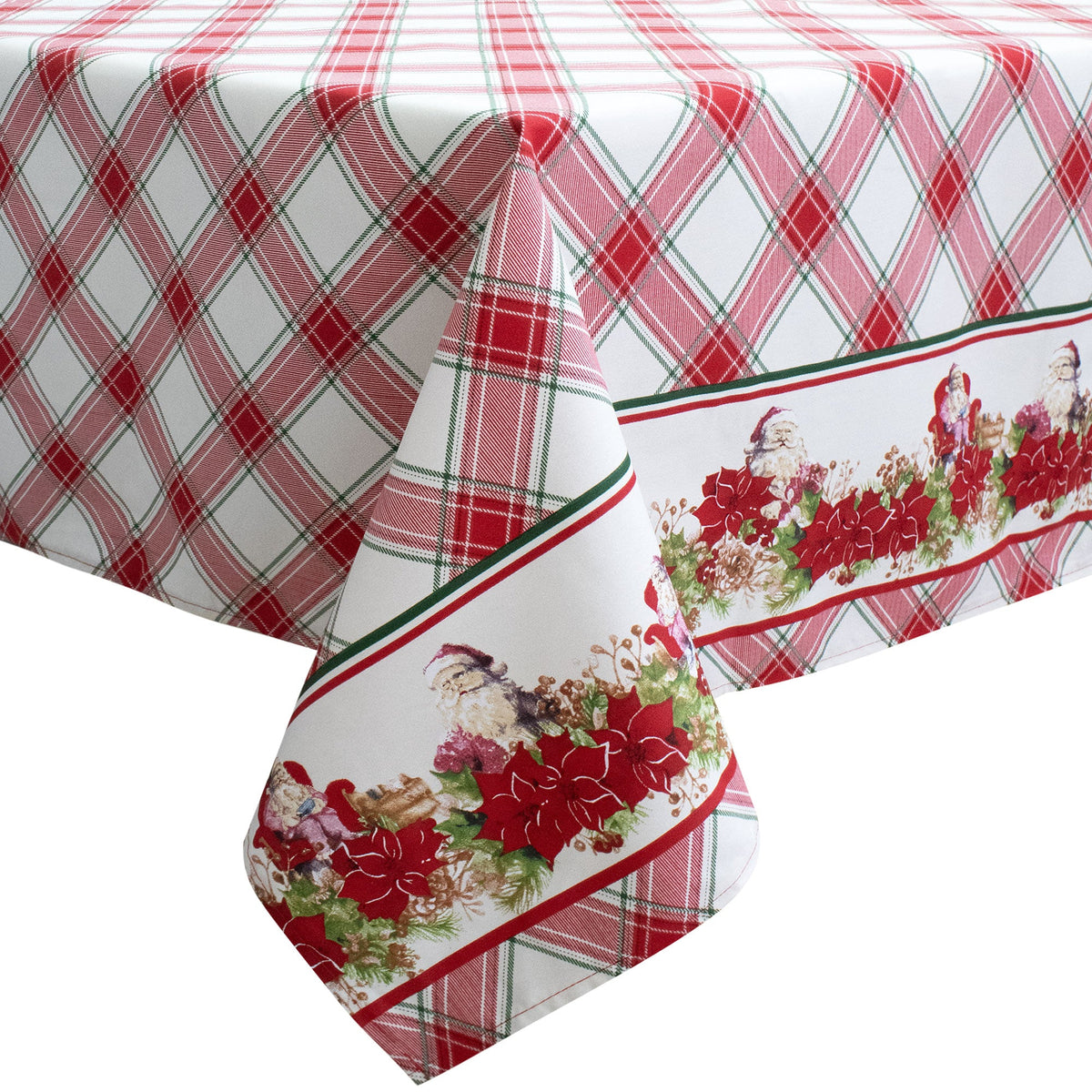 Tovaglia Natalizia in Rasatello Made in Italy Decoro Natale varie misure 7132