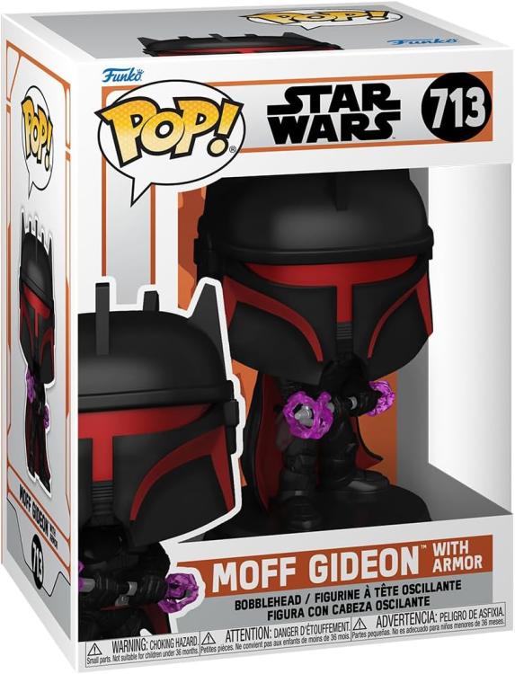 Funko Pop! Star Wars – (713) Moff Gideon With Armor Vinyl Figur 9cm