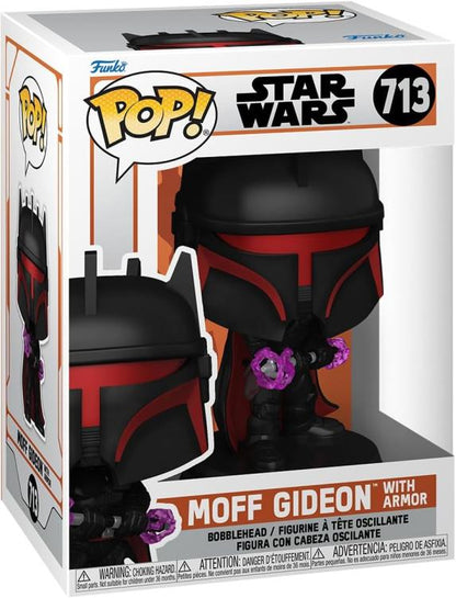 Funko Pop! Star Wars – (713) Moff Gideon With Armor Vinyl Figur 9cm
