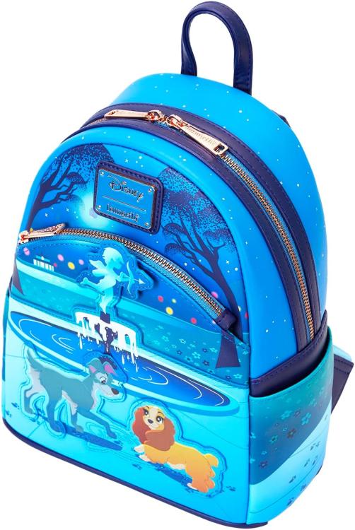 Funko Loungefly Disney Zaino Lady And The Tramp 70Th Anniversary Mini Backpack
