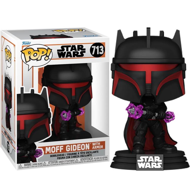 Funko Pop! Star Wars – (713) Moff Gideon With Armor Vinyl Figur 9cm