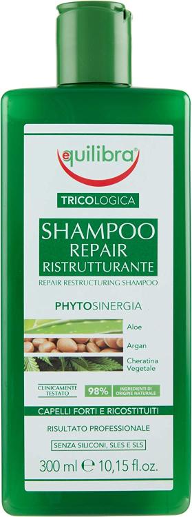Equilibra Aufbaupflege Trichologisches Shampoo Spülung Kamm