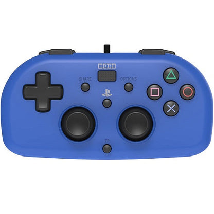 Hori Minipad PS4 kabelgebundener Controller offizieller PlayStation 4 Controller blau