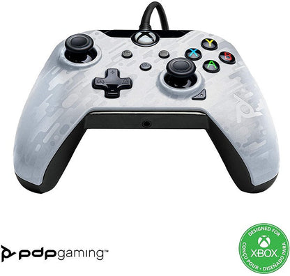 CONTROLLER PDP XBOX SERIES X / XBOX ONE OFFIZIELLER KABELGEBUNDENER PAD JOYPAD WHITE CAMO