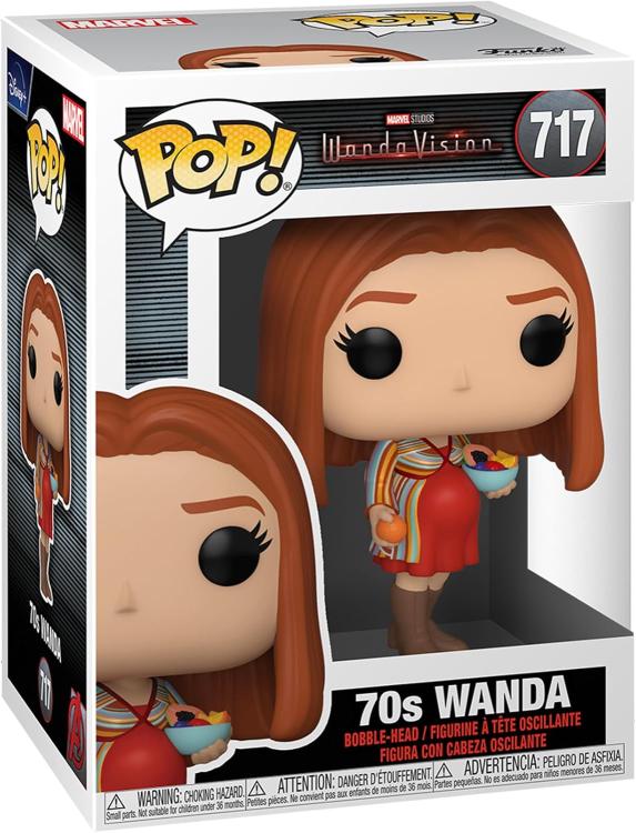 Funko Pop! Marvel Wanda Vision (717) 70S Wanda Maximoff Vinyl Figur 9Cm