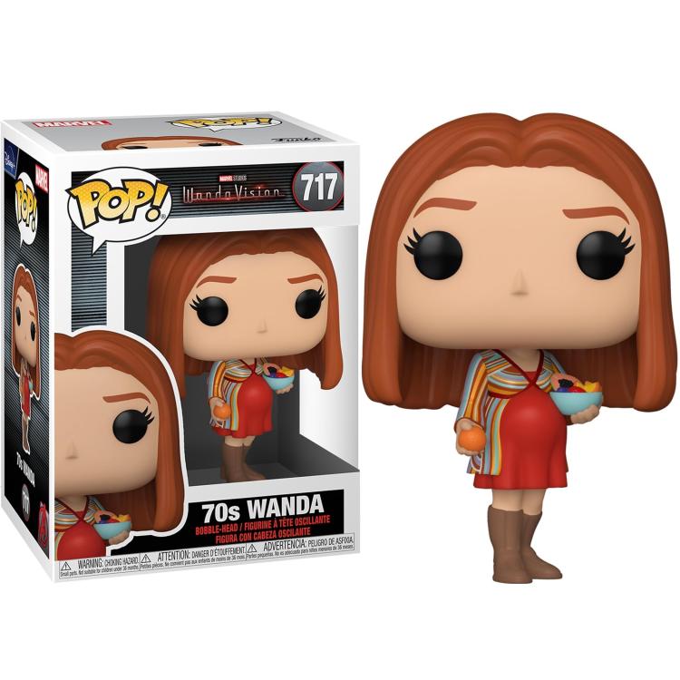 Funko Pop! Marvel Wanda Vision (717) 70S Wanda Maximoff Vinyl Figur 9Cm