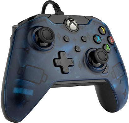 OFFIZIELLER VERKABELTER CONTROLLER PDP XBOX SERIES X / XBOX ONE GAMPEPAD MIT KABEL BLAU