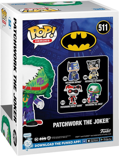 Funko Pop ! Dc Comics Heroes - (511) Patchwork The Joker Vinyl Figure Statua 9Cm