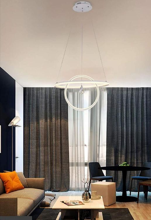 Deckenleuchte Kreise LED Modernes Design Rund Warmweiß 70W