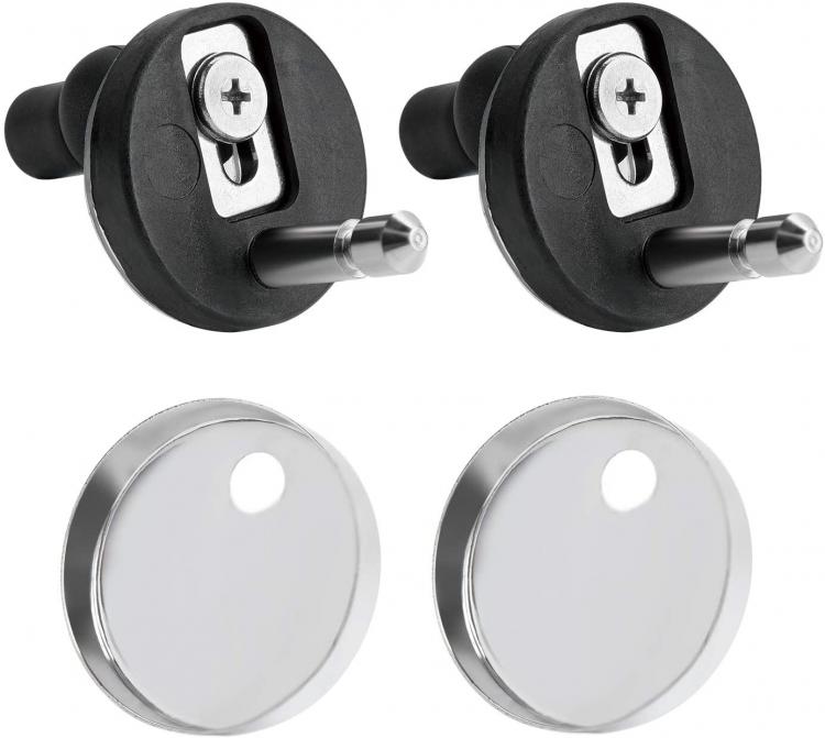 Cerniere per Wc Supporti Copriwater Universali con Chiusura Soft Ammortizzata