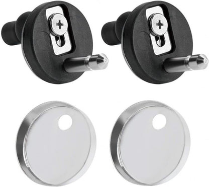 Cerniere per Wc Supporti Copriwater Universali con Chiusura Soft Ammortizzata