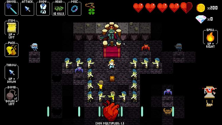 CRYPT OF THE NECRODANCER PS4 VIDEOSPIEL DEUTSCH NEUES SPIEL PLAYSTATION 4