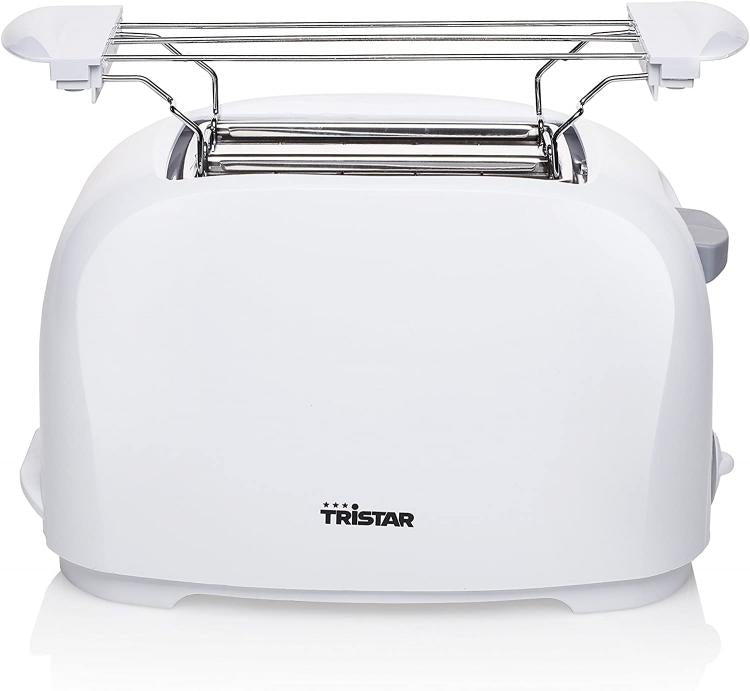 Tristar Toaster BR-1013 Brötchenaufsatz Toast Automatische Auswurf Weiß
