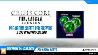 Crisis Core Final Fantasy VII 7 Reunion Ps4 Videogioco Playstation 4 Multilingua Italiano