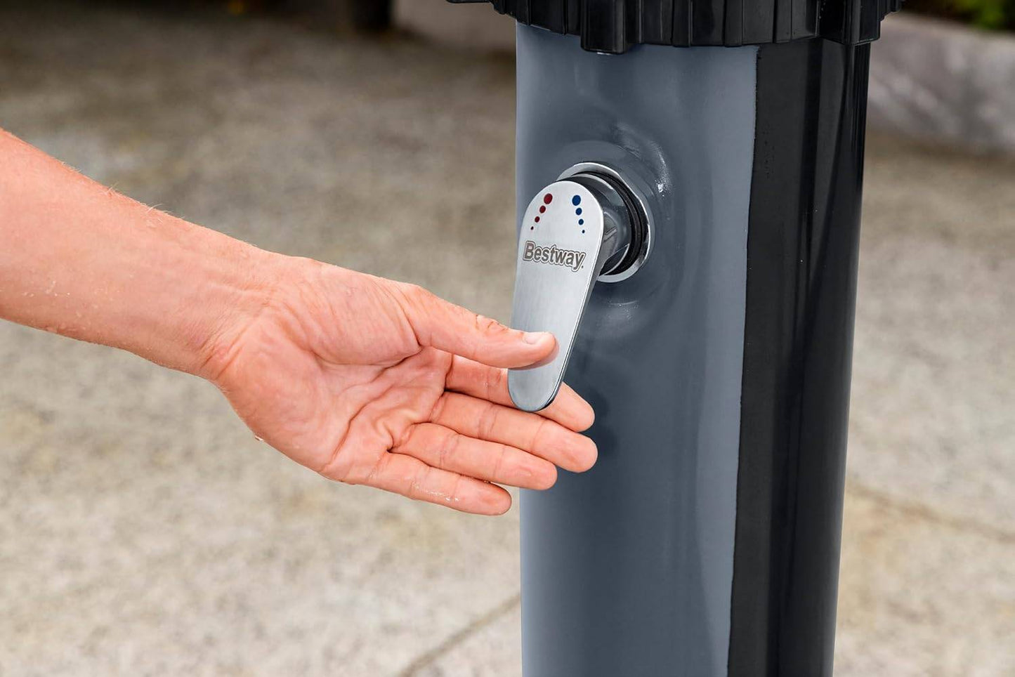 Doccia Solare 35L Bestway SolarFlow - Soffione Regolabile e Portaoggetti