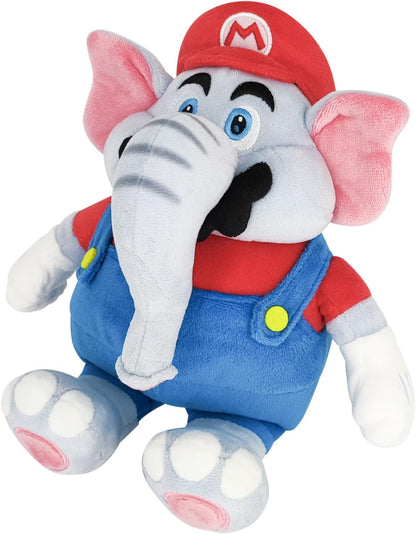 Super Mario Bros. Wonder Peluche Figure Mario Elefant 27cm Nintendo Switch