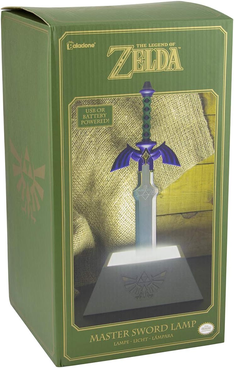 Paladone - The Legend of Zelda - Mini Master Sword Leuchte Nachttischlampe 10W