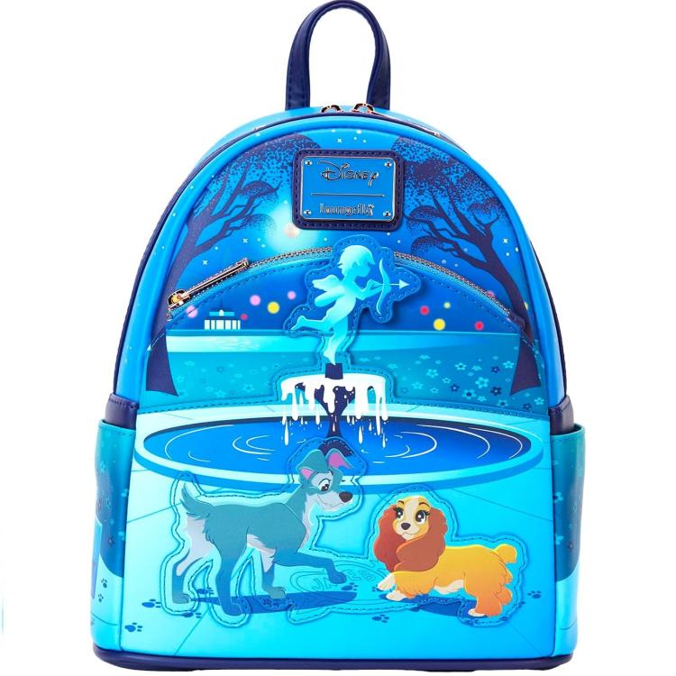 Funko Loungefly Disney Zaino Lady And The Tramp 70Th Anniversary Mini Backpack