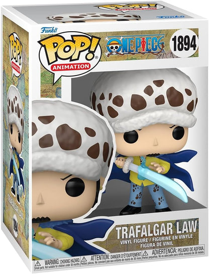 Funko Pop ! Animation One Piece - (1894) Trafalgar Law W/ Blue Anesthesia 9cm